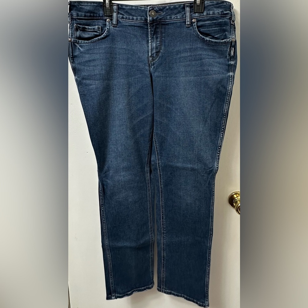 Silver Jeans Classic Indigo Straight Leg Women's Denim